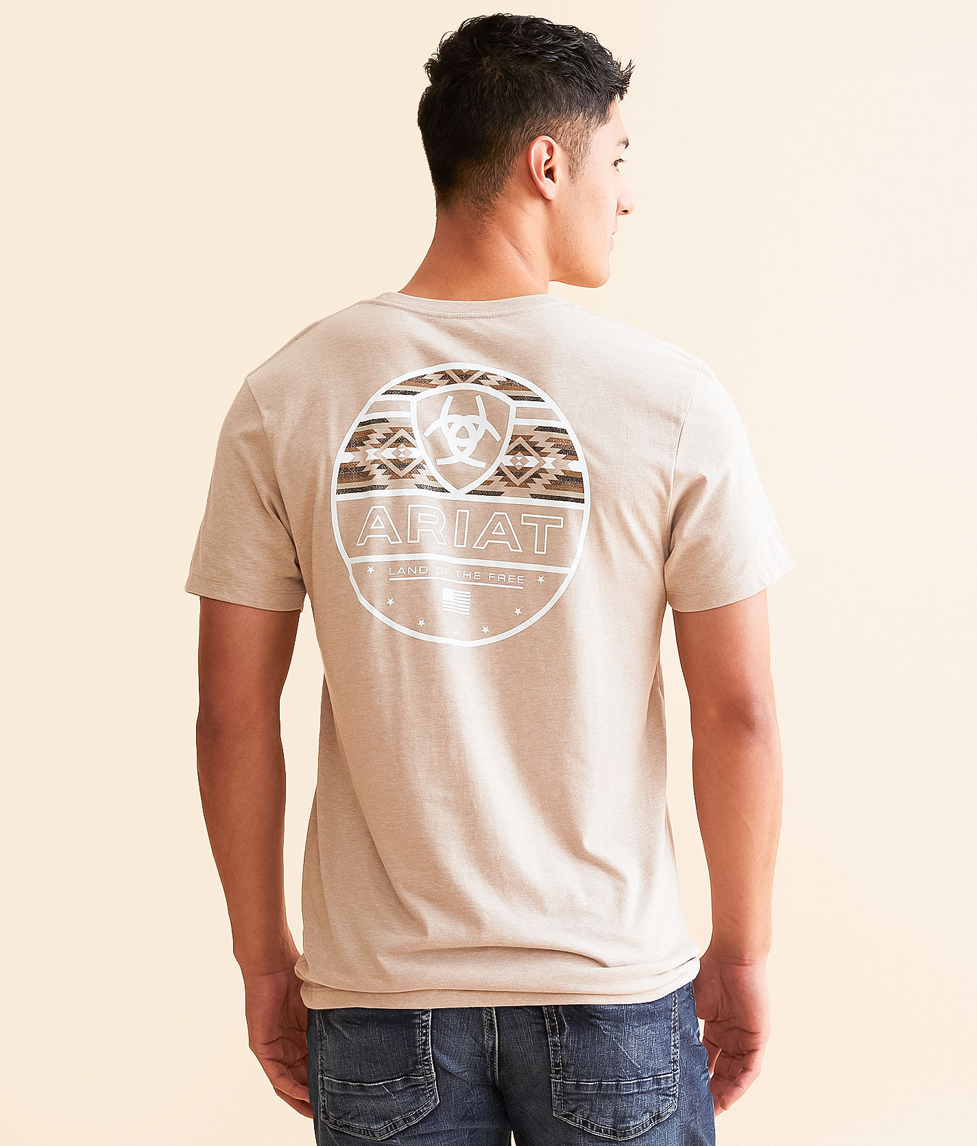 Ariat Trailblaze Circle T-Shirt - Men's T-Shirts in Brindle Ariat Trailblaze Circle T-Shirt - Men's T-Shirts in Brindle
