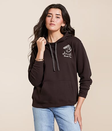 Ariat Embroidered Horse Hooded Sweatshirt front view