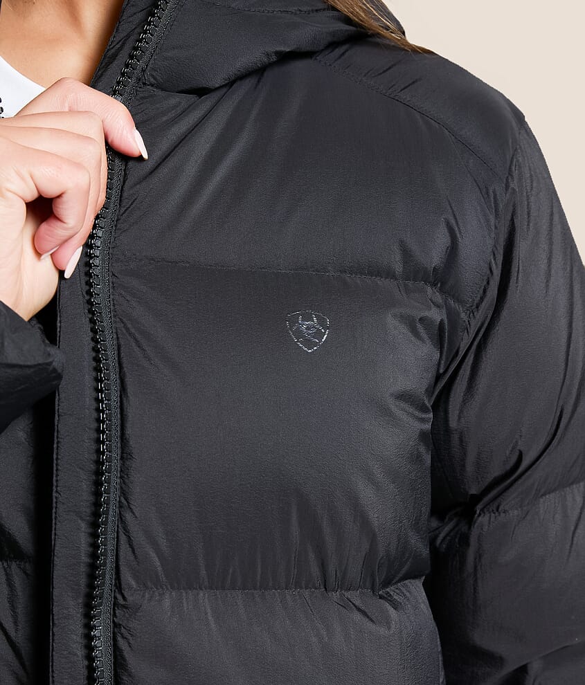 Ultra Puff Quilted Down Hooded Jacket