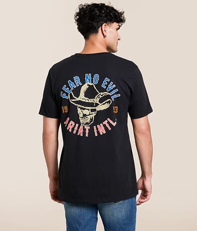Ariat Stitched Skull T-Shirt front view