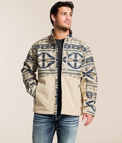 Ariat Southwestern Softshell Jacket front view