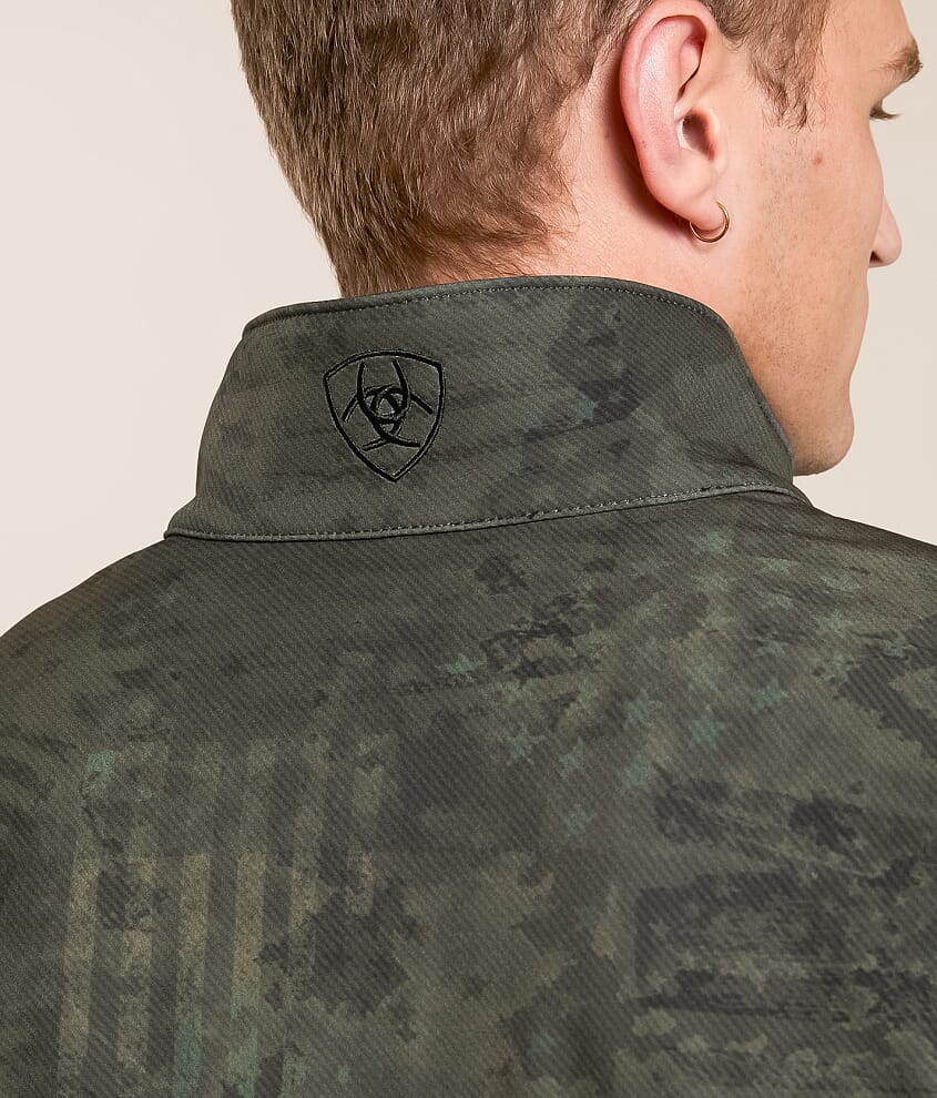 Patriot Flag Camo Softshell Jacket