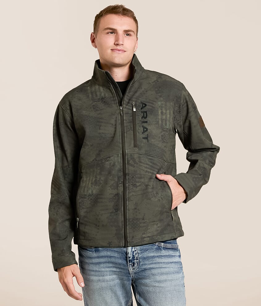 Patriot Flag Camo Softshell Jacket