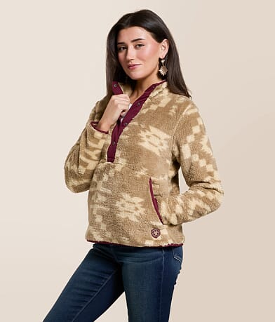 Ariat Berber Fleece Pullover front view