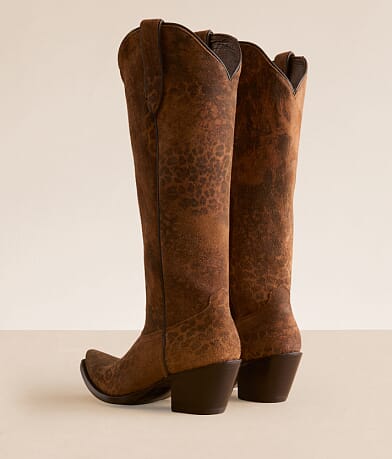Casanova Leopard Leather Western Boot thumbnail 4