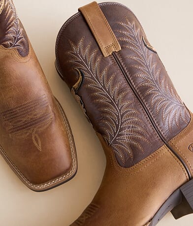 Sport Steer Skull Leather Cowboy Boot thumbnail 6