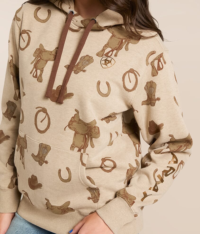 Horse Saddle Hooded Sweatshirt