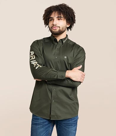 Ariat Team Logo Twill Shirt front view