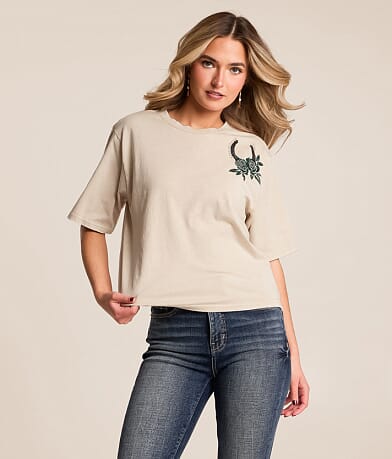 Ariat Lucky Faux Pearl T-Shirt front view