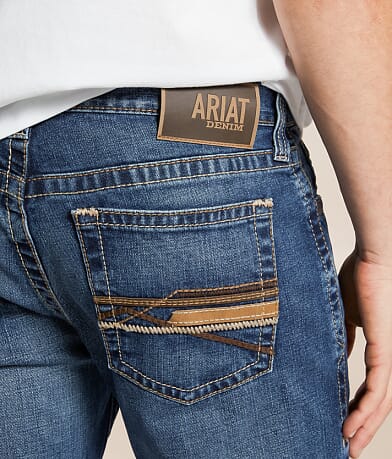 Ariat M7 Tobin Straight Stretch Jean back pocket view