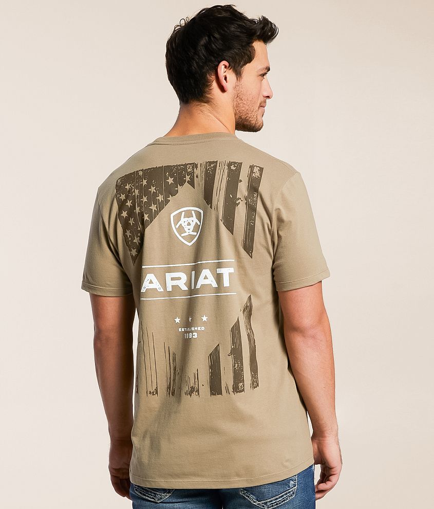 Ariat Wooden Diamond Flag T-Shirt