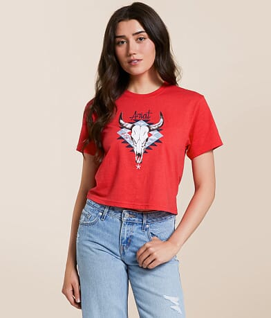 Ariat Western Skull T-Shirt front view