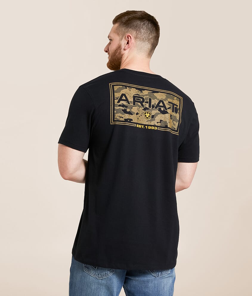 Ariat Desert Camo Box T-Shirt front view