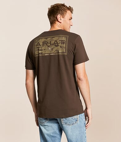 Ariat Desert Camo Box T-Shirt front view