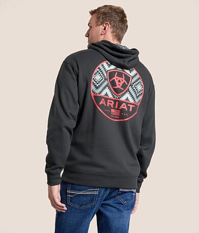 Ariat Frontier Circle Hooded Sweatshirt front view