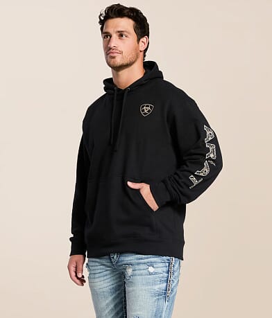 Ariat Embroidered Logo Hooded Sweatshirt front view