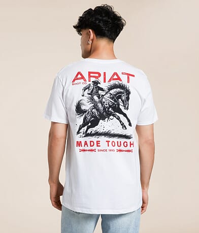 Ariat Made Tough Bronco T-Shirt front view