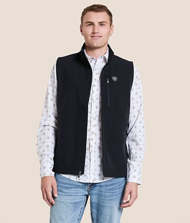 Ariat Logo Softshell Vest front view