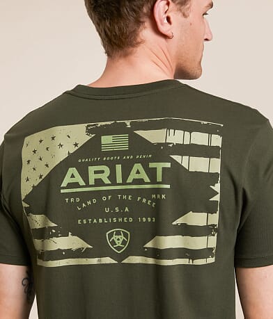 Ariat Lockup Flag T-Shirt BACK