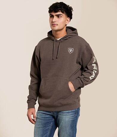 Ariat Embroidered Logo Hooded Sweatshirt front view