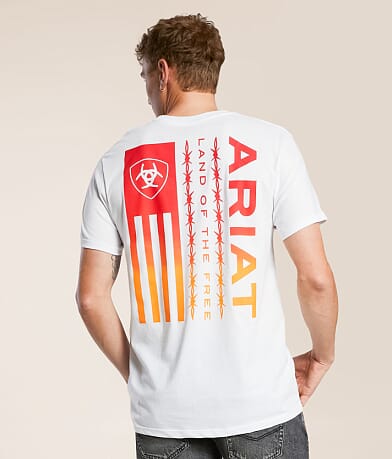 Ariat Visible Valley Flag T-Shirt front view
