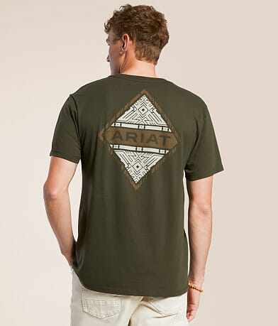 Ariat Trad Wood Stamp T-Shirt front view