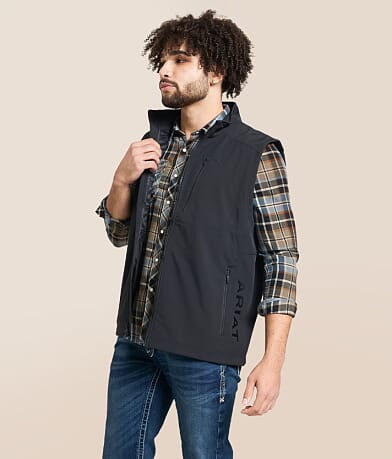 Ariat Logo 2.0 Patriot Softshell Vest front view