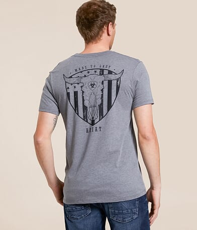 Ariat Stacked Skull T-Shirt front view