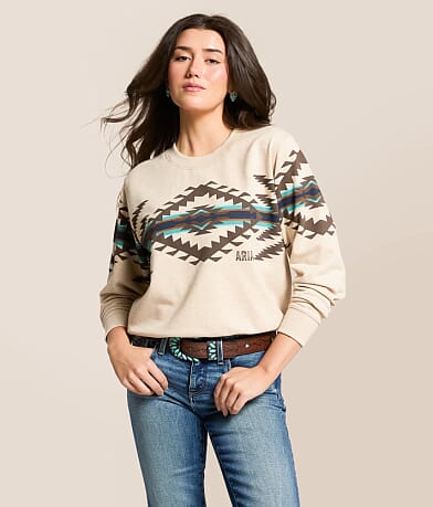 Ariat Aztec Pullover front view