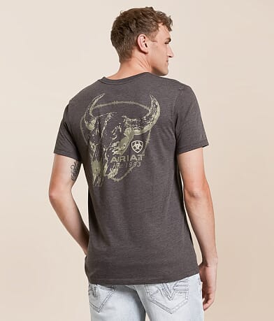 Ariat Skull Shield Patriot T-Shirt front view