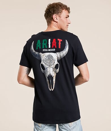 Ariat Carved Viva Skull T-Shirt front view