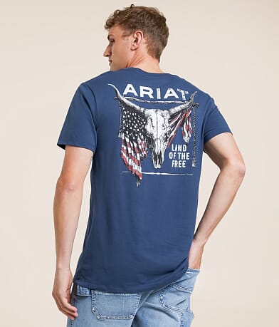 Ariat Longhorn Patriot Bravery T-Shirt front view