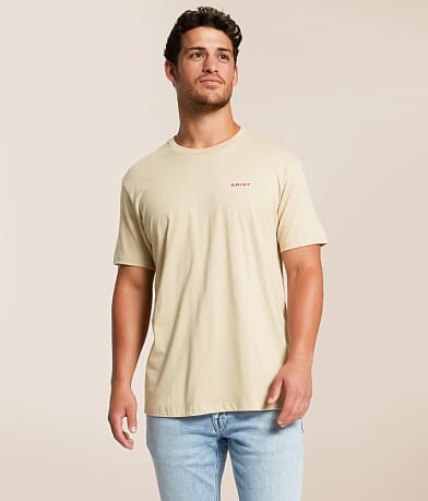 Ariat Blanket Allover Weaved T-Shirt full left side view