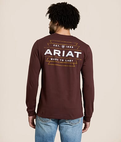 Ariat Wooden Horizon Lock T-Shirt front view