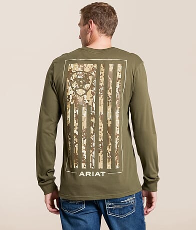Ariat Flag Vertical Patriot T-Shirt front view
