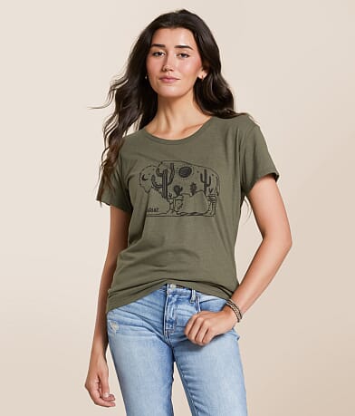 Ariat Bison Nightscape T-Shirt front view