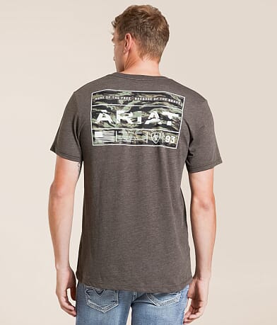 Ariat Hidden Tigers Camo T-Shirt front view