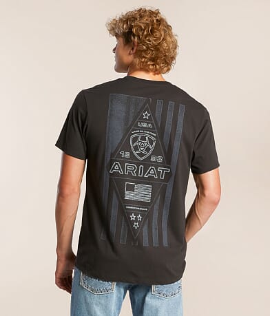  Ariat Layered Patriot Stamper T-Shirt front view