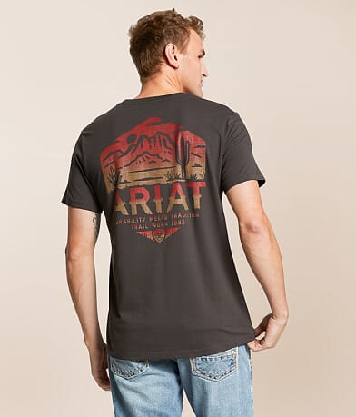 Ariat Canvas Desert T-Shirt front view