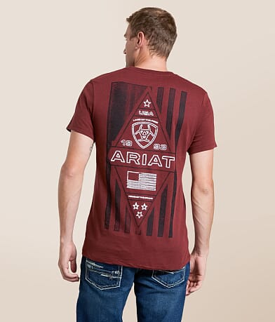 Ariat Layered Patriot Stamp T-Shirt front view