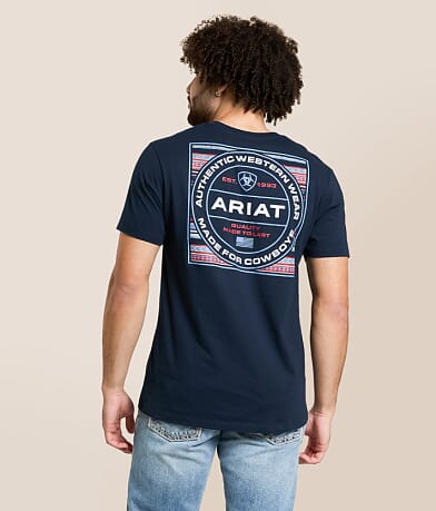 Ariat Burlap Serape Square T-Shirt front view