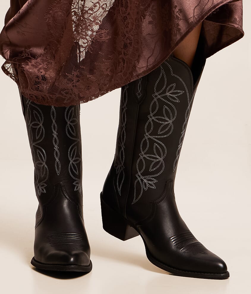 Heritage Blossom Leather Western Boot
