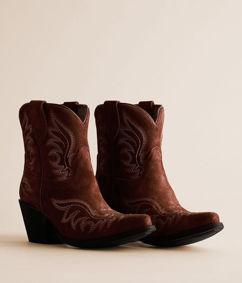 Chandler Leather Western Ankle Boot