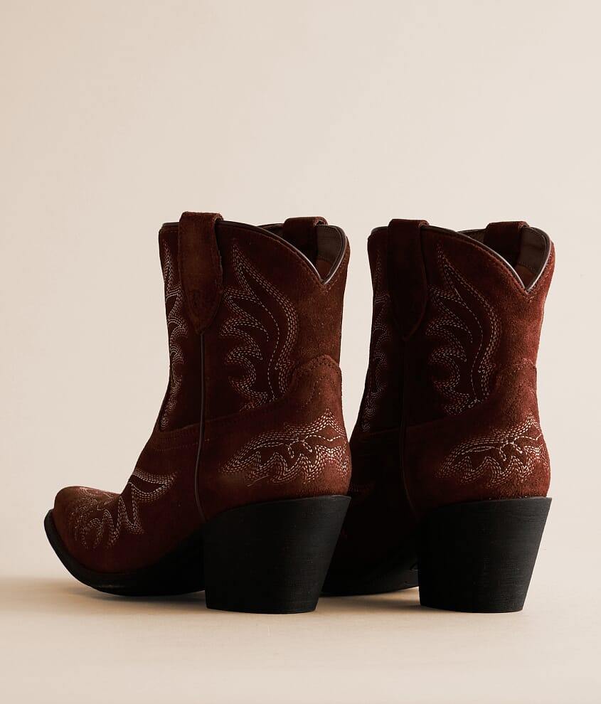Chandler Leather Western Ankle Boot