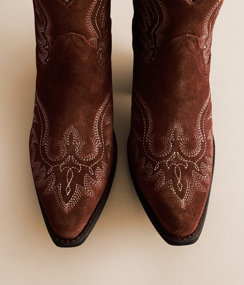 Chandler Leather Western Ankle Boot