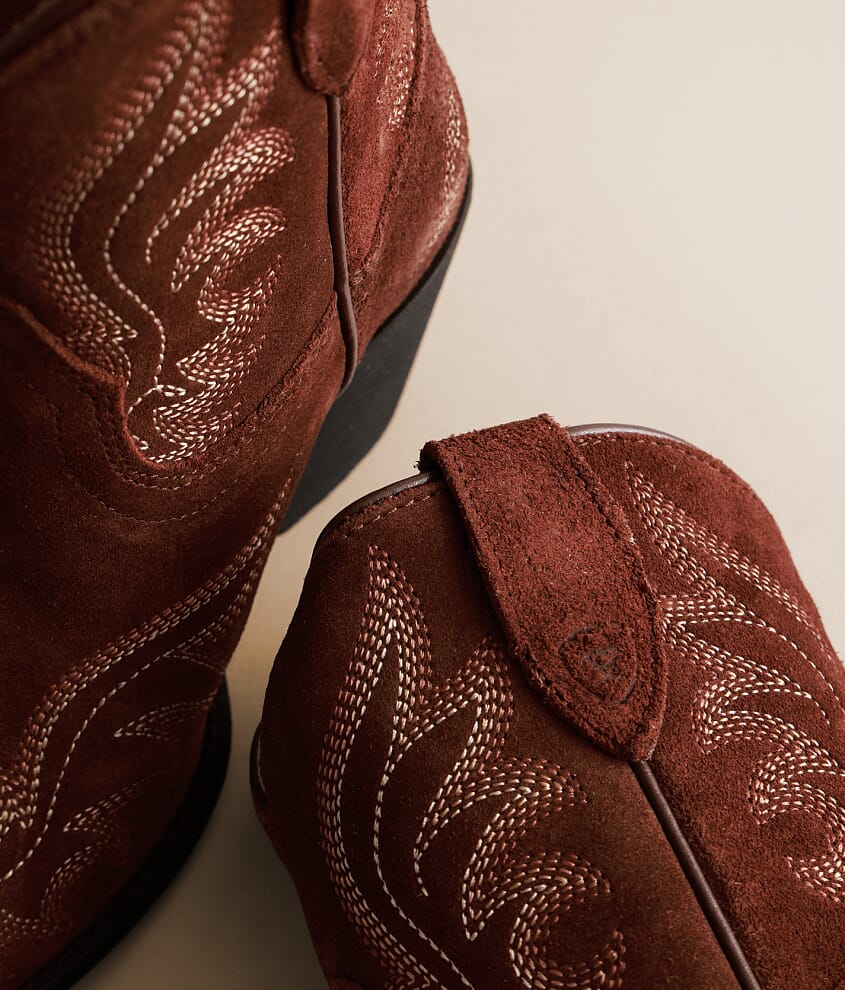 Chandler Leather Western Ankle Boot