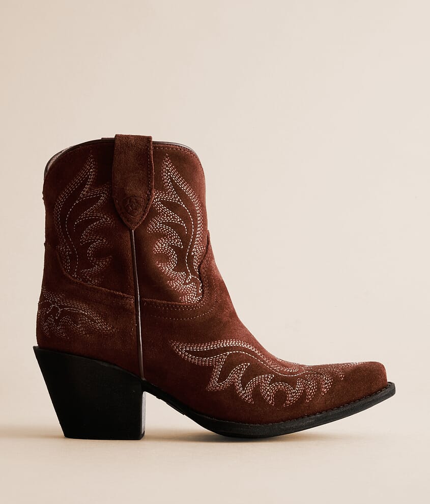 Chandler Leather Western Ankle Boot