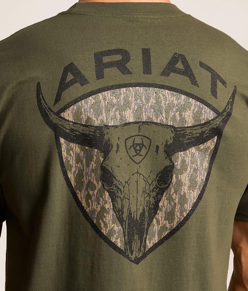 Camo Longhorn Shield T-Shirt