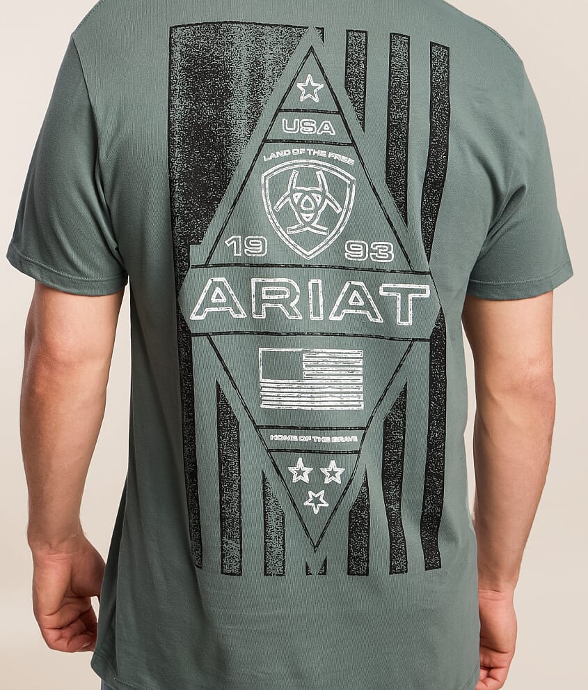 Layered Patriot Stamp T-Shirt