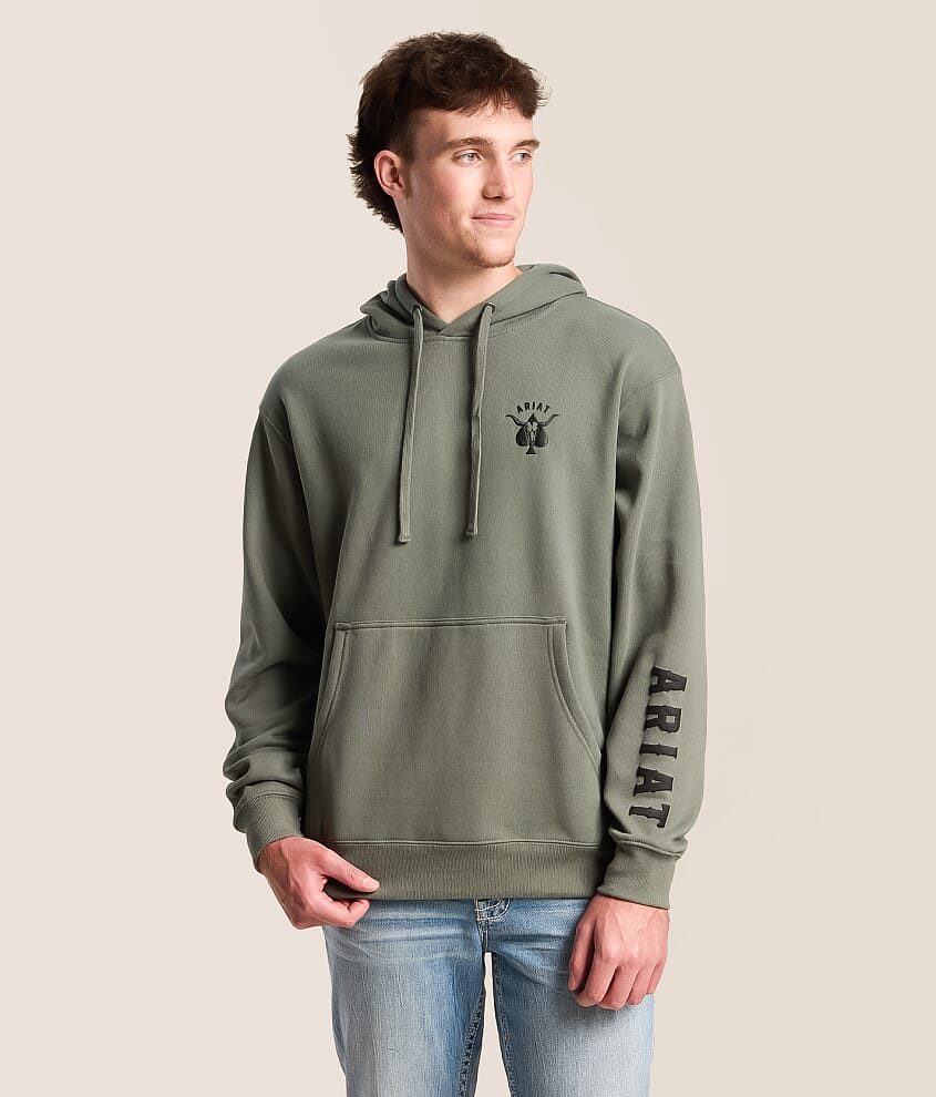 Face Card Skull Hooded Sweatshirt